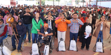 Xiutetelco realiza 3ra entrega de despensas; Baltazar Narciso reafirma su compromiso con las familias